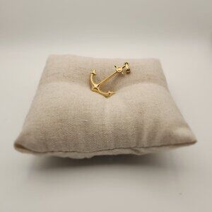 10K Gold Anchor Pendant – 1.4g – Nautical Charm – Solid Gold Minimalist Jewelry